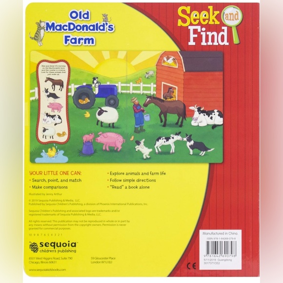 New Old MacDonald Seek and Find Book - Picture 3 of 9